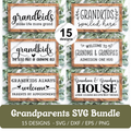 Grandparents SVG Bundle - 15 Designs