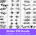 Divider SVG Bundle - 55 Designs