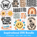 Inspirational SVG Bundle - 15 Designs