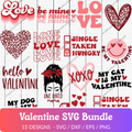 Valentine SVG Bundle - 15 Designs