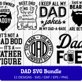 Dad SVG Bundle - 11 Designs