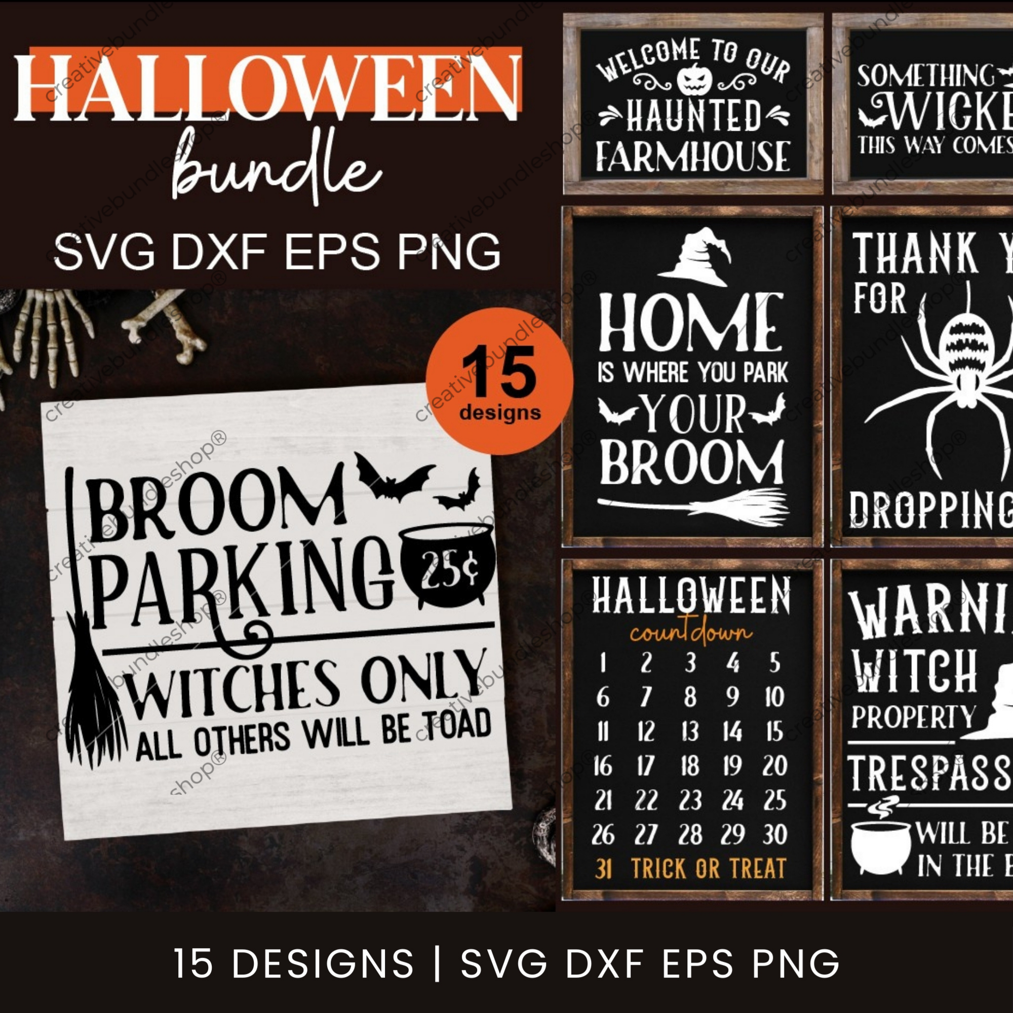 Halloween Bundle - 15 Designs