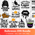Halloween SVG Bundle - 17 Designs