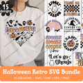 Halloween Retro SVG Bundle - 15 Designs