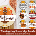 Easter Round Sign Bundle - 10 Designs