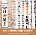 Fall Vertical Sign Bundle - 15 Designs